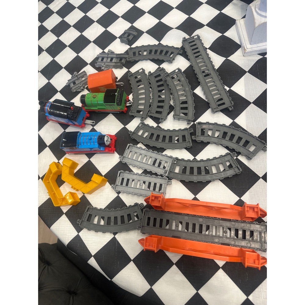 Thomas & Friends TrackMaster Motorized Train Lot Thomas Percy Crystal Tracks